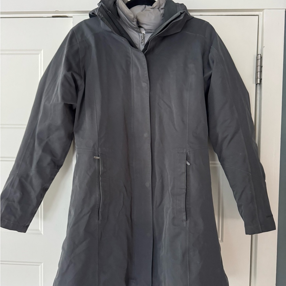 Patagonia Womens Tres Parka 3 in 1 Grey Medium